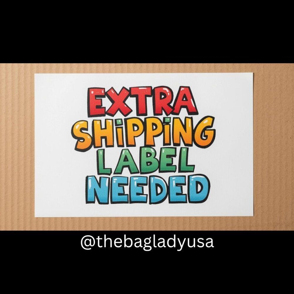 Extra Shipping Label for Purchase